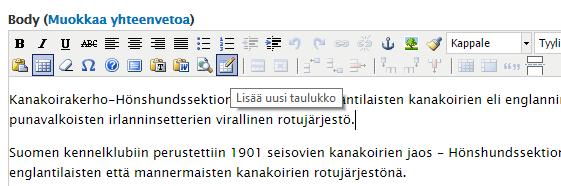 Mikäli kuva ei ole palvelimella vaan haluat lisätä sen näkyviin linkittämällä sen jostain muualta, niin kuvan internet osoitteen voi kirjoittaa suoraan Kuvan osoite kenttään (esim. http://www.osoite.com/kuva1.