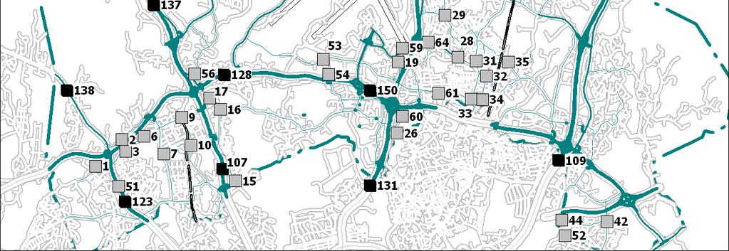Alla olevassa kuvassa on esitetty Ely-keskuksen LAM-pisteet mustalla ruudulla