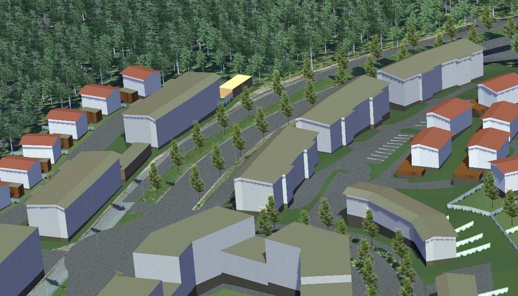 ASUINKERROSTALOJEN, RIVITALOJEN JA MUIDEN KYTKETTYJEN ASUINRAKENNUSTEN KORTTELIALUEET (AKR) Korttelitaso Vuoreksen puistokadun varteen sijoittuvien kortteleiden tavoitteena on muodostaa imagoltaan