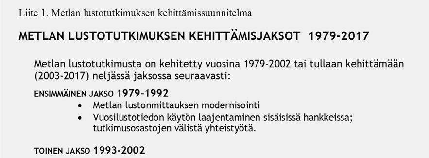 3 PUIDEN LUSTOT OSA MAAIL- MANPERINTÖÄ Dendrokronologian vahvistumiseen tieteenalana on vaikuttanut ratkaisevasti kerättyjen aineistojen säilyttäminen myöhempää käyttöä varten.