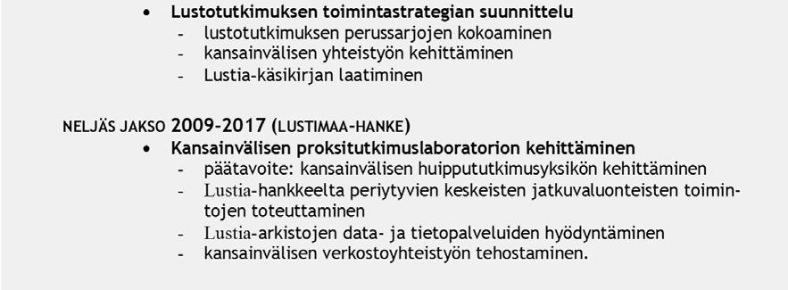 ITRDB:n toiminta perustuu aineistojen vapaaehtoiseen luovutukseen ja ilmaiseen jakeluun.