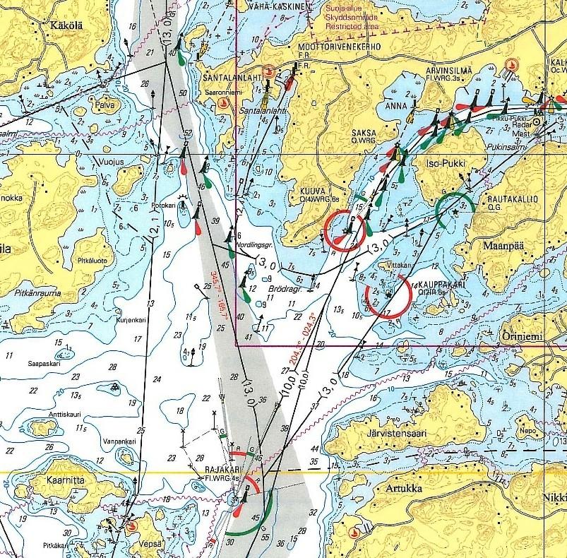 Appendix 2 Liite 2 Location of race area Kilpailualueen