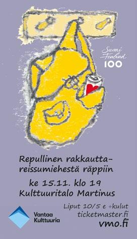improa ja elokuvia. 26.8. kello 18 kannattaa saapua Tikkurilan torille, missä Vantaan Viihdeorkesterin sinfoniaorkesterikokoonpano ja Saara Aalto esiintyvät maksuttomassa ulkoilmakonsertissa.