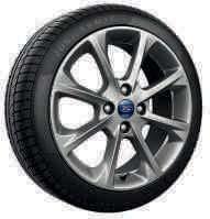 Sparkle Silver -kevytmetallivanne (D2XC8) (Valinnaisvaruste: Trend)