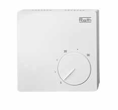 Basicline TM järjestelmään kuuluu 6- tai 12- kanavainen kytkentäyksikkö, joka johdon avulla on yhdistetty termostaat teihin.