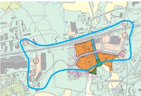 SISÄLTÖ Tutkitaan Kuninkojan alueen liikennejärjestelyjä asemakaavoitusta varten