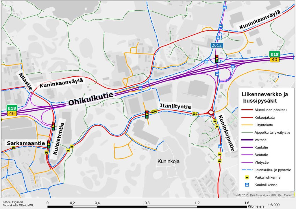 Suunnittelualue sijatsee noin 4 kilometrin päässä Raision keskustasta ja 7 km päässä Turun keskustasta Kt40/E18 tie on osa Eurooppateiden ydinverkkoa Naantalin sataman ja Vaalimaan välillä.