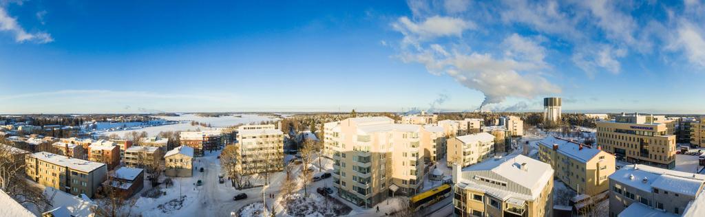Asunto Oy Lappeenrannan Näyttämössä asut pääkirjaston vieressä, kaupunginteatterin, elokuvateatterien ja kauppakeskuksien läheisyydessä, parhaiden joukkoliikenneyhteyksien varrella.