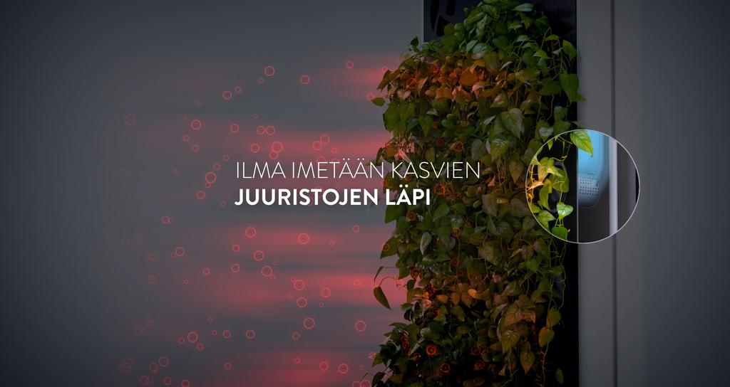 Tuotetta seurataan ja ohjataan tekoälyn avulla. Älyviherseinän rinnalle on kehitetty Naava OS -teknologia, joka etävalvoo tuotetta. Naava OS -teknologia lukee mm.