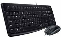 79721 Logitech Desktop MK120 -työasema Matalaprofiilinen