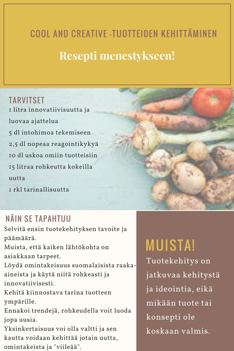 matkailuun mukaan ja matkailijoille voitaisiin tuotteistaa esimerkiksi olut- ja ruoka teemamatkoja, joissa voidaan yhdistää vierailu panimolle ja tarjota ruokamenu, joka on suunniteltu olut edellä.