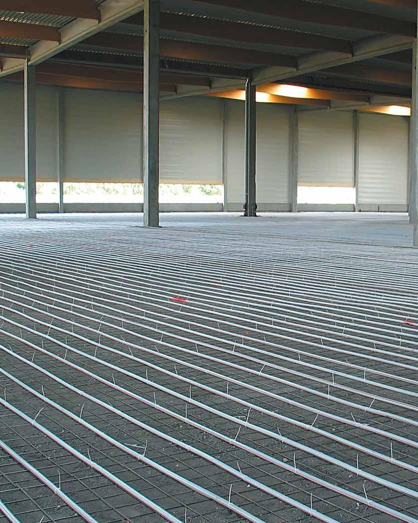 Lattialämmitys Energiatehokkaaseen rakentamiseen -lattialämmitys sopii erinomaisesti pienten ja suurten rakennusten lämmönjakoon. Järjestelmää voidaan käyttää sekä lämmitykseen että viilennykseen.