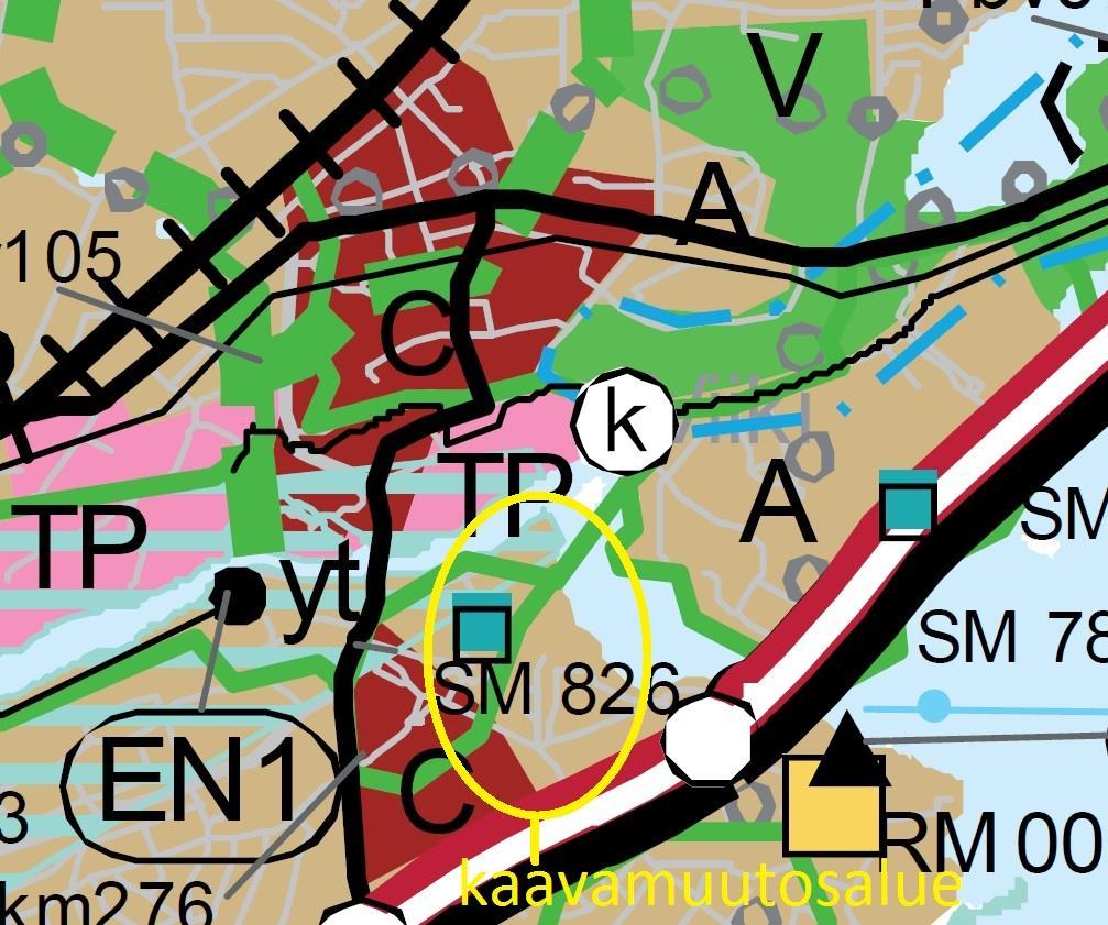 2 Suunnittelutilanne Alueen korttelialueet ovat yksityisessä omistuksessa ja katu- sekä puistoalueet kaupungin omistuksessa.