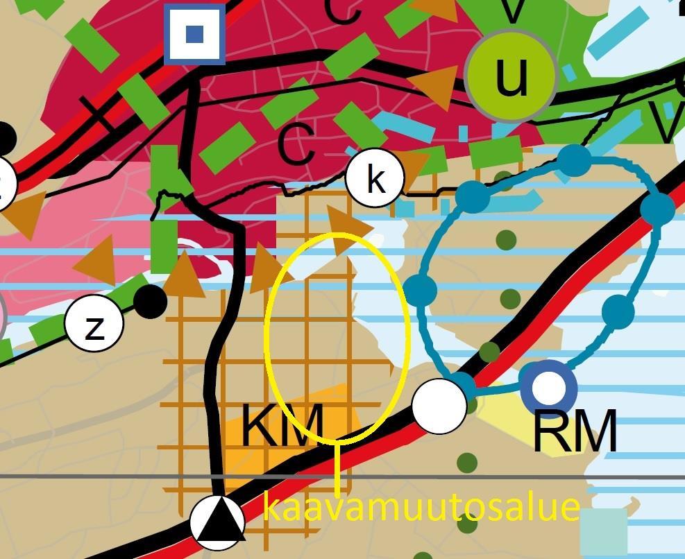 Pirkanmaa maakuntakaavassa 2040 (maakuntavaltuusto 27.3.2017) alue on taajamatoimintojen aluetta (A).