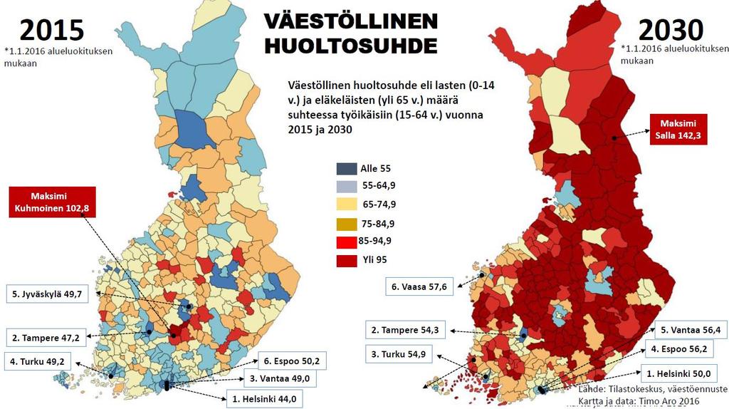 23 Lähde: Alue- ja väestörakenteen muutostrendit tulevaisuudessa,