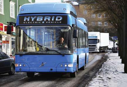 Lähipäästöt vähenevät hybridibusseissa jopa enemmän kuin polttoaineenkulutus.