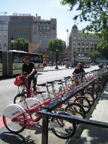 Kuva 18. Lyonissa kaupunkipyörät ovat olleet käytössä vuodesta 2005 lähtien.