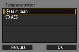 2 3 Valitse [Automaattinen asetus]. Valitse [Automaattinen asetus] ja paina <0>-painiketta. Valitse [OK] ja siirry seuraavaan näyttöön painamalla <0>-painiketta.