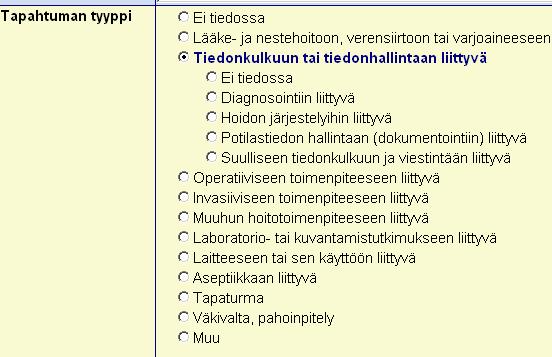 3(8) Käsittelijän tehtävänä on jäsentää tiedot tapahtumasta tietokantaan ilmoittajan kirjoittaman kuvauksen perusteella.