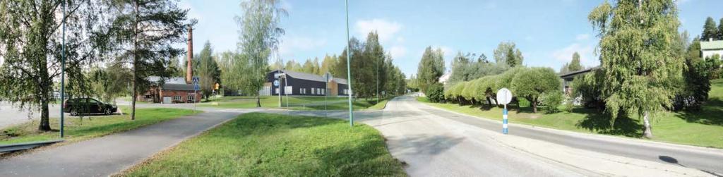 80:012 / KORPILAHDEN PÄIVÄKOTIKORTTELI / ASEMAKAAVASELOSTUS 29.9.2014 (26) Kuva. Havainnekuvassa päiväkoti Korpilahdentien katunäkymässä. Kuva. Havainnekuvassa päiväkoti Ysitien suunnasta nähtynä. 4.