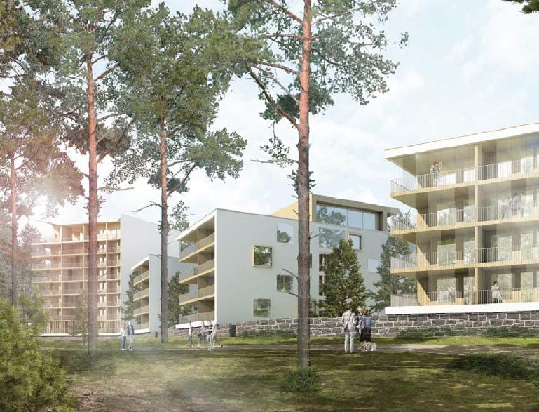 Entinen Kansallis- Osakepankin konttori edustaa funktionalismia, ja se on rakennettu vuonna 1936 arkkitehti Väinö Vähäkallion suunnitelmien mukaan.