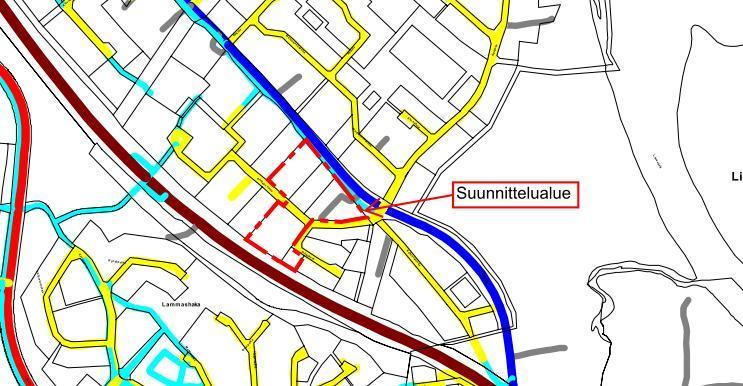 7 Alue on joukkoliikenteen piirissä (Ylikyläntie).