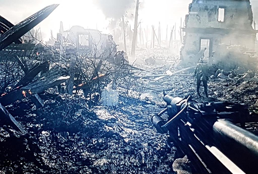 20 KUVA 2. Battlefield-pelisarja on kuvattu ensimmäisestä persoonasta ampumisen helpottamiseksi.