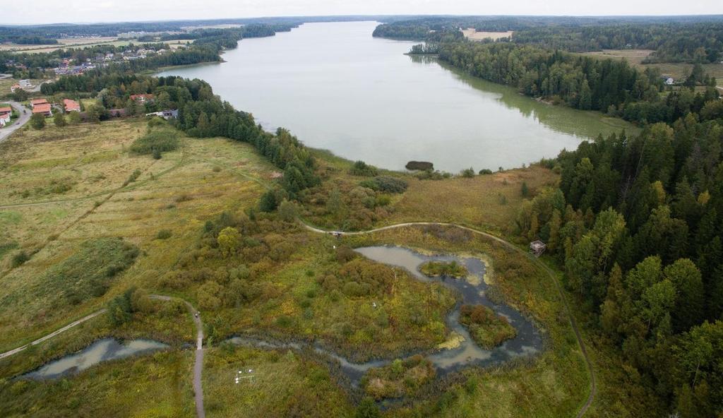 Kuva Nummelan taajamakosteikko Portista ja Enäjärvestä (Ilmakuva Antti Nykänen, 2015) 8.