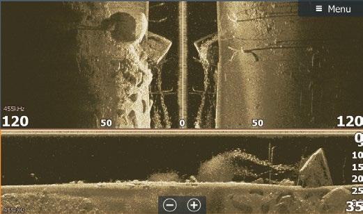 StructureScan HD Mukana tämän hetken parasta kaikuluotaintekniikkaa: SideScan ja DownScan Imaging, StructureMap ja Trackback.
