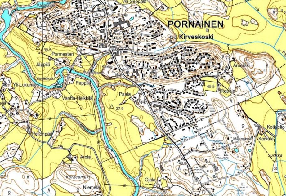 Alueella sijaitsee päiväkoti 4. Suunnittelutilanne 4.