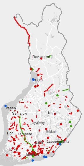 Liikenneväylien korjausvelkaohjelma 2016-2018 (600 M ) Kolmivuotinen ohjelma julkaistu 2/2016 Kohteiden valintakriteerit: Asiakastarpeet Korjausvelan hallinta Digitalisaation ja uusien palvelujen