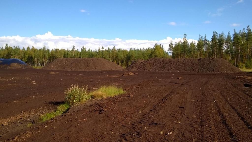 21 10.8.2015. Keskisarkamenetelmän palat ajettiin aumaan 18.8.2015. Kuivausjakso oli Peuralinnannevalla kokonaisuudessaan 28.5-18.8.2015. Kuva 8.