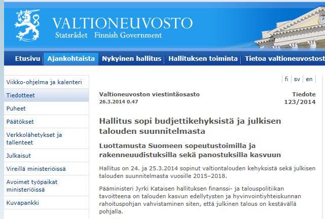 Valtion rahoitustuki