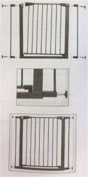 3. Kun tarvittavat jatkopalat on asennettu portin kehikkoon, aseta kiinnityspultit jatkopalojen päihin ja seuraa sitten edellä olevaa asennusohjetta alkaen kohdasta 1.
