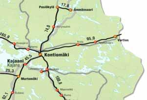 1 ONNETTOMUUS 1.1 Tapahtuma-aika ja -paikka Onnettomuus tapahtui keskiviikkona kello 9.00 Kontiomäen ja Vartiuksen välisellä rataosalla Ypykkävaaran ja Vartiuksen välillä.