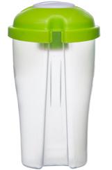 nro: 5017460 Mitta: H 190 mm, 800 ml Hinta/kpl: 6,00 Salaattisetti To Go, vihreä PP muovia.