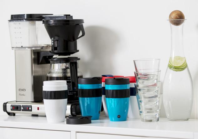 CAFE To Go muki BPA vapaata Tritan-muovia. Mitta: 40 cl, H 135 mm Ø 77 mm Pakk.