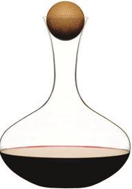 Art.nro: 5015336 Mitta: 1 l, H 345 mm Hinta/kpl: 22,00 Oak viinikarahvi, tammikorkki Suupuhallettua lasia/tammea. Yksi klassikoistamme!