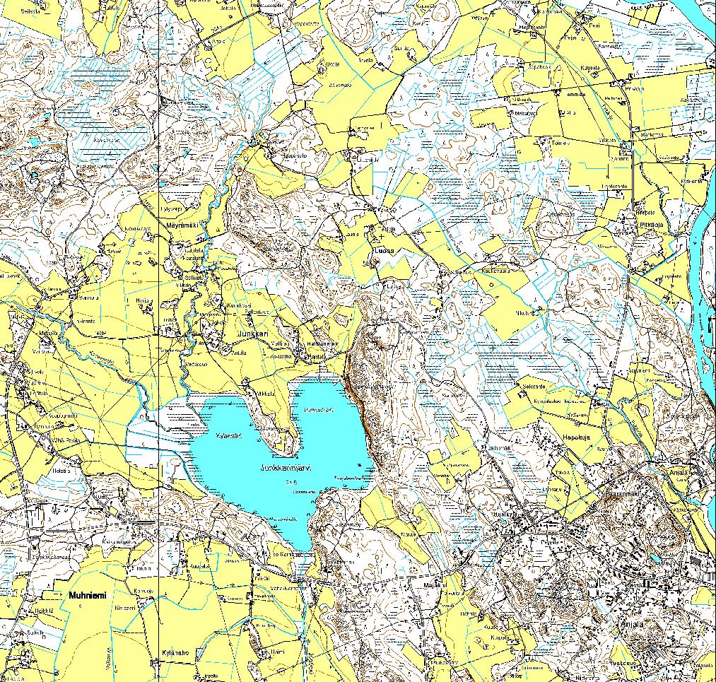 Karhunsuo-Hietakankaanniemi, Metsäkoulun säästömetsä, Junkkarinvuori, Liikkala, Rainionmäki ja Sammalsuon pelto (Kaakkois-Suomen ympäristökeskus, 2006a).