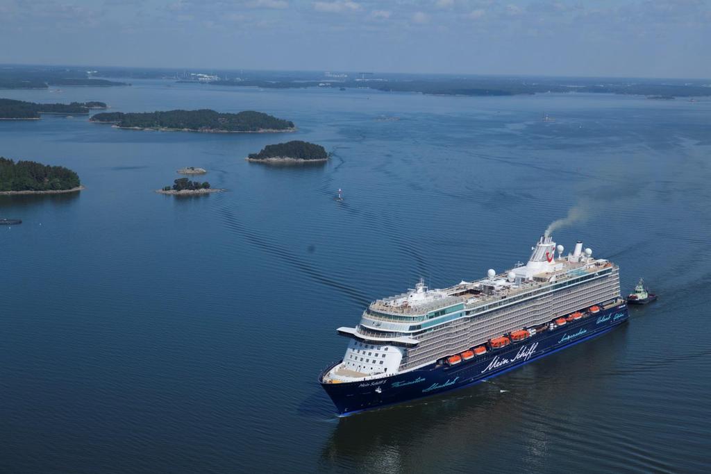 Case Meyer Turku / Mein Schiff 5 Elinkaari mallinnetaan telakan näkökulmasta LCA-työkalulla.