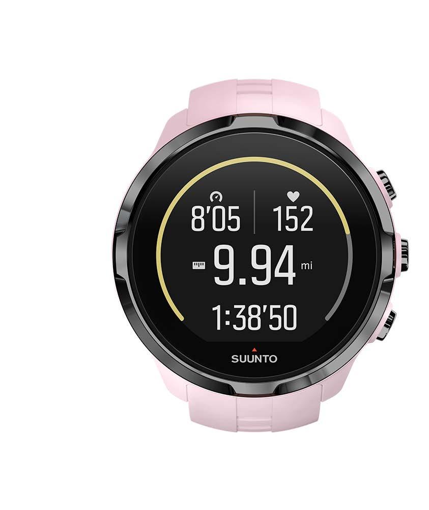 Suunto, joka mittaa sykkeen suoraan ranteesta.