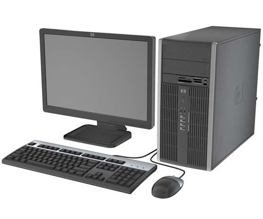 1 Tuotteen ominaisuudet Peruskokoonpanon ominaisuudet HP Compaq Microtower -tietokoneen ominaisuudet voivat vaihdella mallin mukaan.