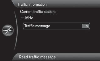 03 Suunnitelkaa matkanne Asetukset Liikennetiedot Liikennetiedotus (Traffic message) (Settings > Route options) 03 Asetukset Liikennetiedotukset Tässä voidaan tehdä liikennetiedotteiden tiettyä