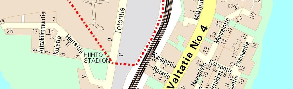 kaupunginosassa Muurolassa, jossa voidaan selvittää alikulkuhankkeen tarkoituksenmukaisuus välillä Kenneltie-Välitie.