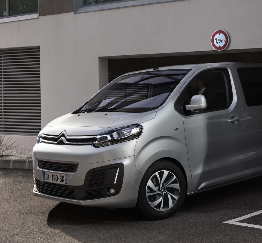 1,90 RAJATON PÄÄSY PYSÄKÖINTIHALLEIHIN CITROËN SPACETOURER on