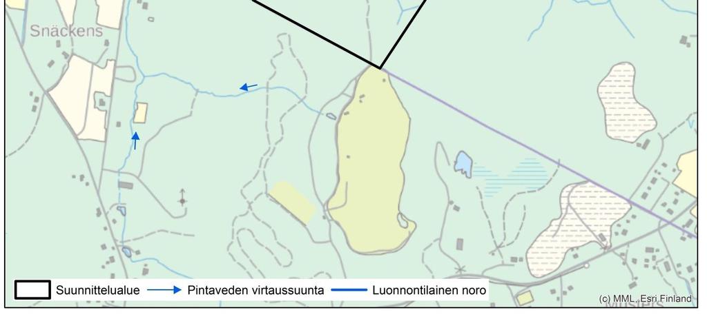 virtaussuunnassa hankealueen yläpuolella. Havaintopisteen vedenlaadun voidaan olettaa vastaavan varsin hyvin jokivedenlaatua hankealueen kohdalla.