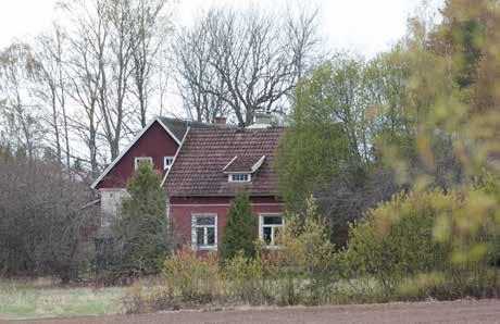 Tilan valkoiseksi rapattu ja punamullatulla puurakenteisella vinttikerroksella katettu harjakattoinen navetta on vuodelta 1928 (3b; luokka 2) ja pihapiirin toinen, harjakattoinen, punavalkoinen