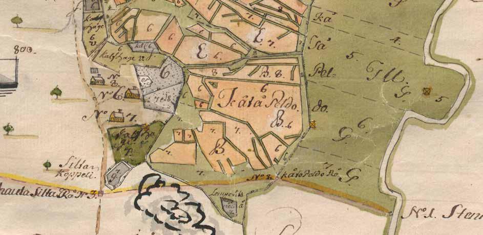 Lahela eli Suomenkylä - Finnby - venäläisen topografikunnan