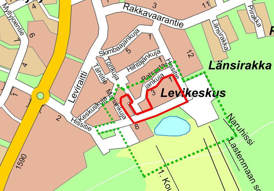 2 Korttelien 32 ja 36 asemakaavan muutos 2. kunnanosa, Levi Asemakaavan selostus 1. PERUS- JA TUNNISTETIEDOT 1.1. Tunnistetiedot Asemakaavan selostus koskee 24.03.2011 päivättyä asemakaavaluonnosta.