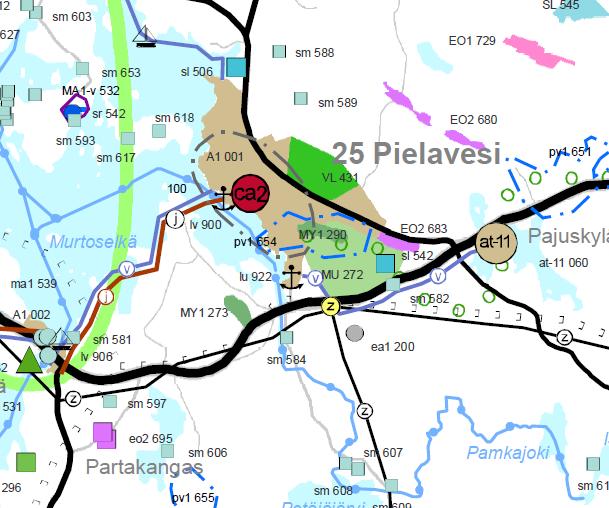 FCG Suunnittelu ja tekniikka Oy Osallistumis- ja arviointisuunnitelma 3 ( 8 ) Enimmäismitoitukseen lasketaan mukaan olemassa olevat ja uudet yli 2000 k-m2 suuruiset vähittäiskaupan suuryksiköt.